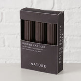 Hectarul - Set 3 lumanari negre din parafina 15 cm Riffly Boltze